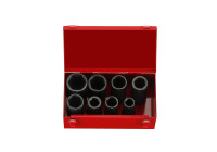 Juego de vasos de impacto Force de 3/4", 6 lados largos, 8 piezas