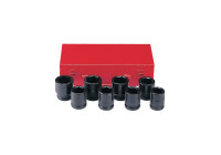 Juego de vasos de impacto Force de 3/4" de 6 puntas, 8 piezas