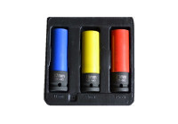 Juego de vasos de impacto para tornillos de rueda