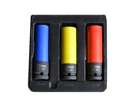 Juego de vasos de impacto para tornillos de rueda