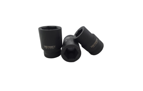 Juego de vasos de impacto de 1" de 6 lados, 12 piezas, 80 mm de largo, Imagen 5