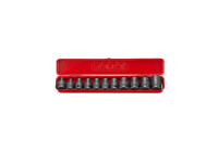 Juego de vasos de impacto Torx de 1/2", 11 piezas