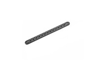 Riel de aluminio magnético Force de 1/4" (vacío, 13 piezas)