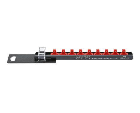 RIEL DE ENCHUFE DE ALUMINIO SONIC 1/4 + 3/8