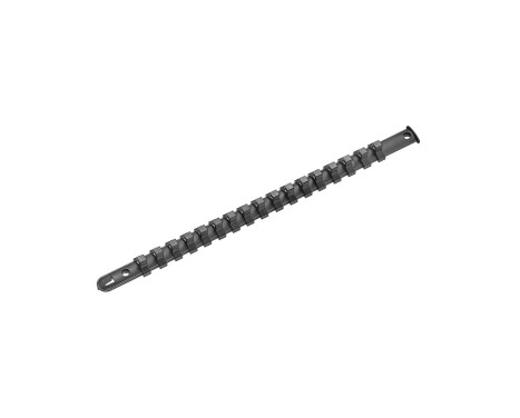 Riel de plástico para vasos Force 3/8" vacío (17 piezas)