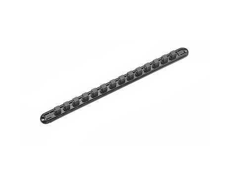 Riel magnético de aluminio Force de 1/2", vacío (14 piezas)