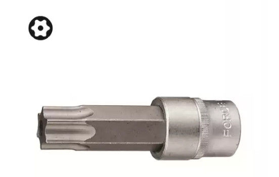 Dado de punta de fuerza de 1/2" Resistorx T40H de 55 mm de largo