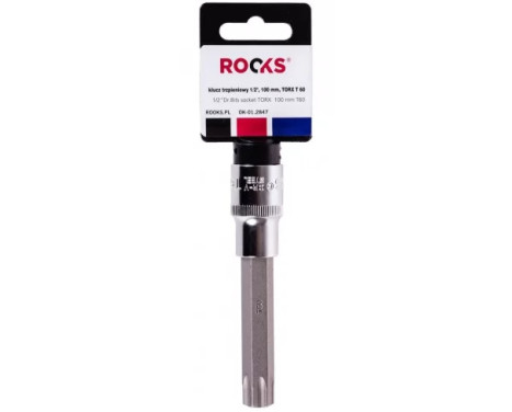 Vaso con punta Rooks de 1/2, 100 mm, TORX 60