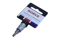 Vaso con punta Rooks de 1/4", Torx 5 con orificio TS25