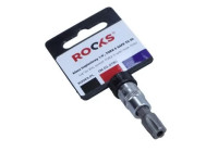 Vaso con punta Rooks de 1/4", Torx 5 con orificio TS50