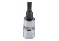 Vaso de punta de 1/4", plano de 4 mm