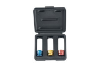 Juego de tapas para tuercas de rueda Force 4032 de 1/2 pulgada (3 piezas)