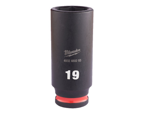 Dado de impacto Milwaukee SHOCKWAVE™ de 3/8" de profundidad y 19 mm (1 pieza)