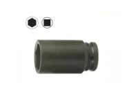 Tomas de fuerza para rueda trasera de 1" (6 lados / 4 lados): 1-1/2" / 13/16"