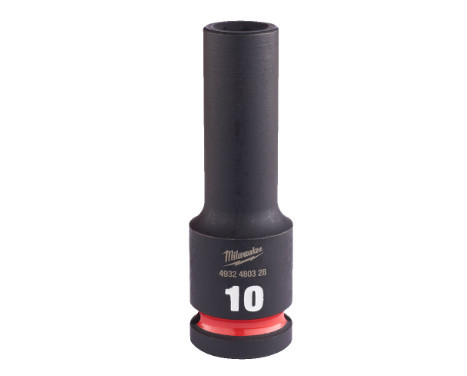 Vaso de impacto Milwaukee SHOCKWAVE™ de 1/2" de largo y 10 mm - 1 pieza