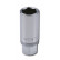 Vaso para bujías de 1/2" con anillo de goma de 16 mm