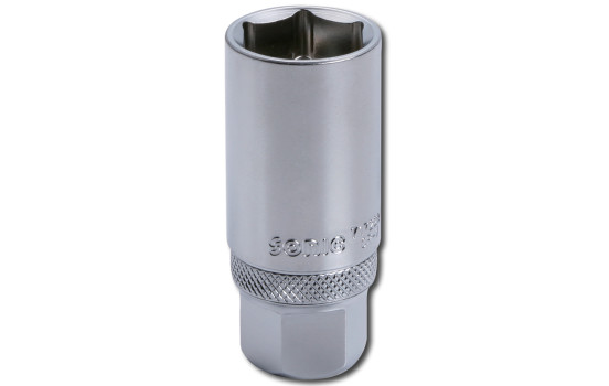 Vaso para bujías de 1/2" con clip interior de 18 mm