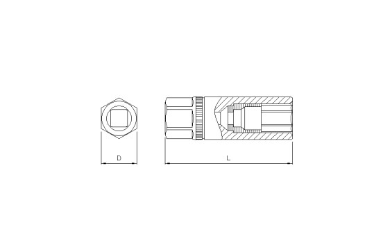 Vaso para bujías de 1/2" con clip interior de 18 mm, Imagen 2