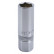 Vaso para bujías de 3/8", con clip interior de 16 mm