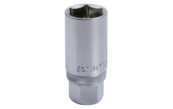 Vaso para bujías de 3/8", con clip interior de 21 mm