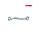 Llave de estrella angular pequeña de 45° de fuerza, 18 x 19 mm