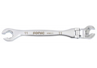 Llave de estrella "modelo abierto" flexible 11