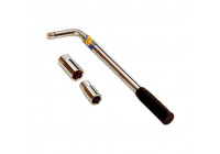 Llave extensible para tuercas de rueda 17/19/21/23 mm