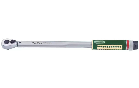 Llave dinamométrica de 1/4" de fuerza, 300 mm, 6 ~ 30 Nm