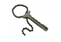 Llave para filtro de aceite con cadena [para trabajos pesados]