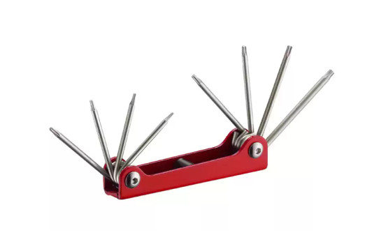 Juego de llaves plegables Force Resistorx, 8 piezas