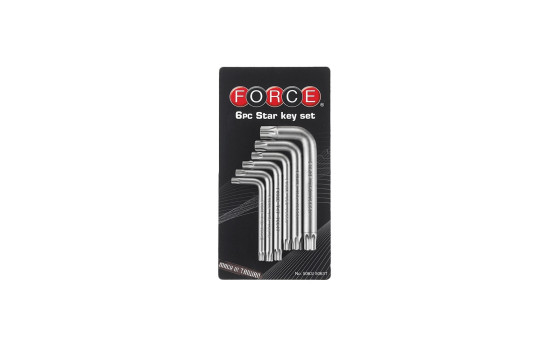 Juego de llaves Torx en L Force de 6 piezas