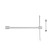 Llave Allen con mango en T ajustable de 14 pulgadas