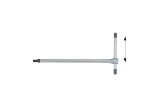 Llave Allen con mango en T ajustable de 4 pulgadas