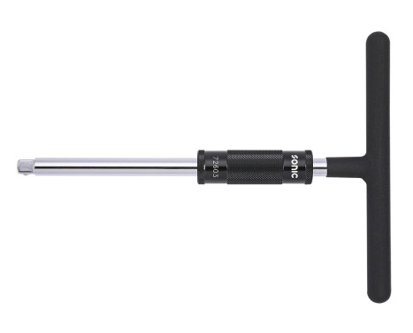 Llave en T de 1/2", con mango giratorio, agarre rápido