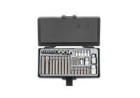Juego de puntas y vasos Torx Force de 1/4" y 3/8", 35 piezas