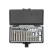Juego de puntas y vasos Torx Force de 1/4" y 3/8", 35 piezas