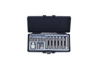 Juego de 15 puntas hexagonales de 10 mm