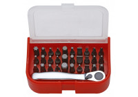 Juego de puntas 1/4", 31 piezas.