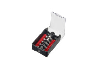Juego de puntas Torx de 1/4" con orificio, 11 piezas