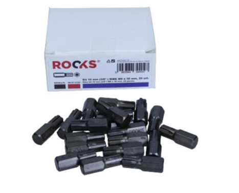 Broca para torres de 10 mm (3/8"), M9 x 30 mm, 20 piezas