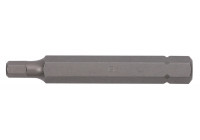 Punta de 10 mm, llave Allen de 75 mm, longitud 6 mm