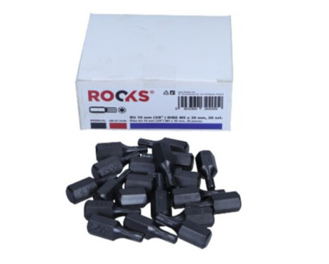 Broca para torres de 10 mm (3/8"), M5 x 30 mm, 20 piezas