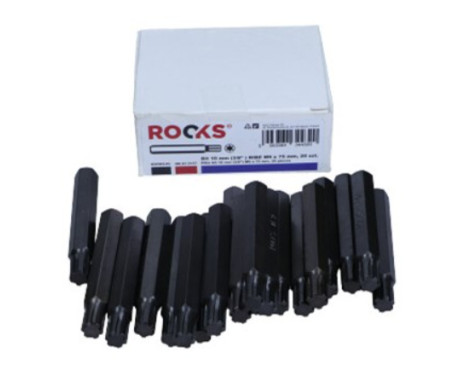 Broca para torres de 10 mm (3/8"), M9 x 75 mm, 20 piezas