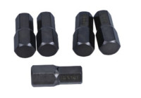 Puntas para torres de 10 mm (3/8") con hexágono interior de 12 mm x 30 mm, 5 piezas