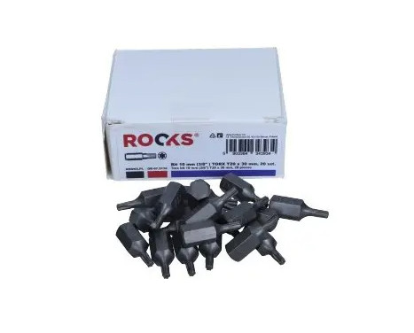 Puntas para torres de 10 mm (3/8") Torx T20 x 30 mm, 20 piezas