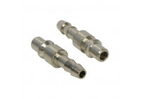 Adaptador 1/4 pulgada macho portamanguera 7mm 2 piezas