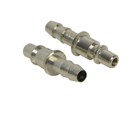 Adaptador 1/4 pulgada macho portamanguera 9mm 2 piezas