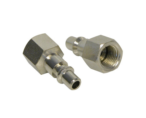 Adaptador 1/4 pulgada rosca interna macho 1/4 pulgada 2 piezas