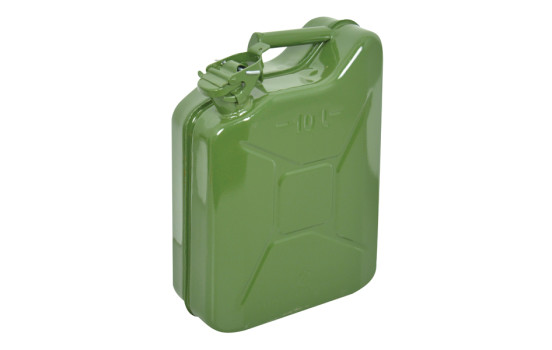 Bidón 10l verde metal TüV/GS
