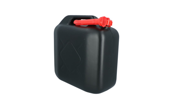 Bidón de gasolina Carpoint de 20 litros, color negro, homologado por la ONU